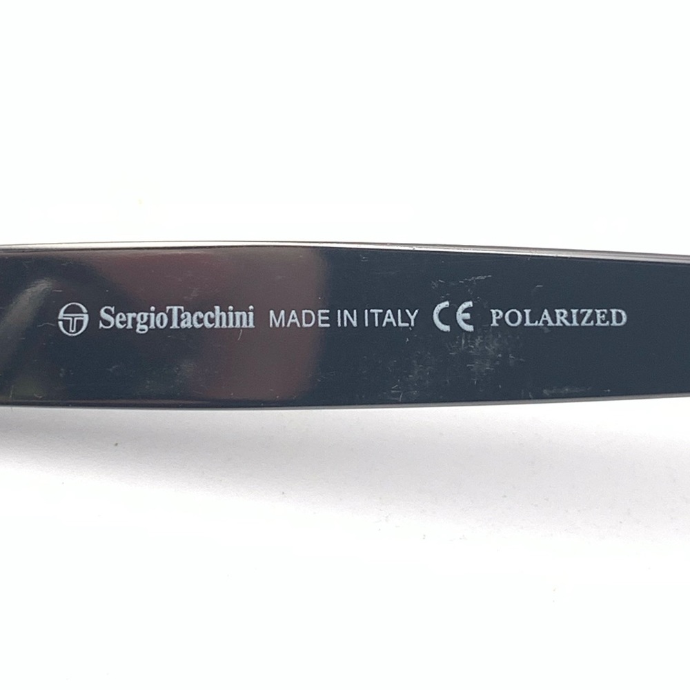 Vintage Sergio Tacchini Gunmetal Oval Sunglasses Frames ST1064-S - Picture 5 of 6